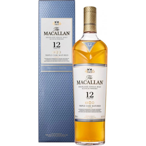 Віскі "Macallan" Triple Cask Matured 12yo 0,7л 40% (Single Malt)(Шотландія, ТМ "Macallan")