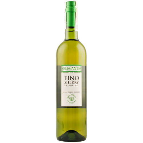 Херес "Elegante Fino" біл.сух 0,75л 15% (Іспанія, Херес де ля Фронтера,TM "Elegante")