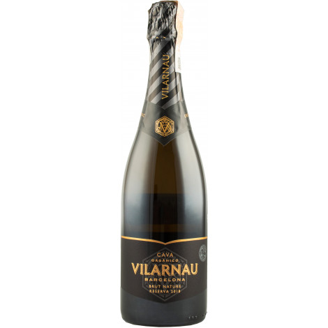 Вино ігристе "Cava Vilarnau Nature Organic" біл.брют 0,75л.11,5% (Іспанія, Каталонія, TM "Vilarnau")