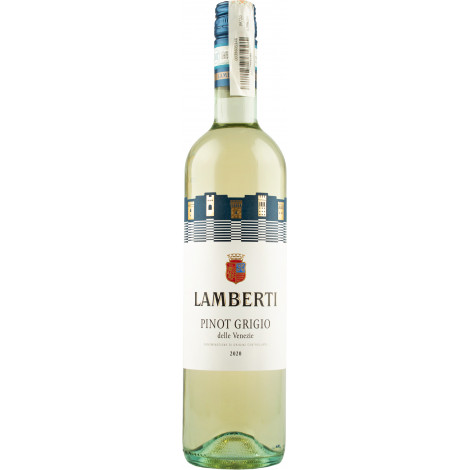 Вино "Pinot Grigio Santepietre DOC" біл.сух 0,75л 12% (Італія, Венетто, ТМ "Lamberti")