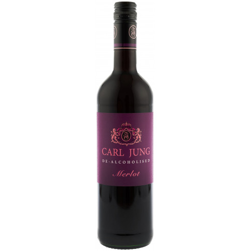 Вино тихе безалкогольне "Сarl Jung s Merlot" червоне 0,75л (Німеччина, Рейн, ТМ "Сarl Jung")
