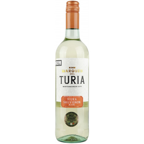 Вино "Viura-Sauvignon" біл.н/сол 0,75л 11% (Іспанія,Валенсія,TM "Marques Del Turia")