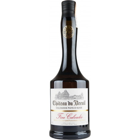 Кальвадос "Fine Calvados" 0,7л 40% (витр.3роки) (Франція,Нормандія,ТМ "Chateau du Breuil")
