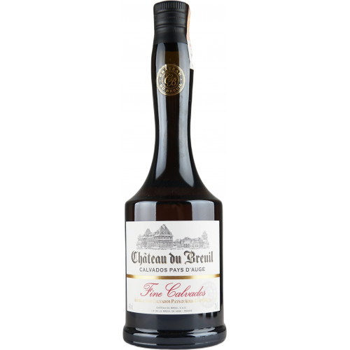 Кальвадос "Fine Calvados" 0,7л 40% (вит. 3роки) (Франція,Нормандія,ТМ "Chateau du Breuil")