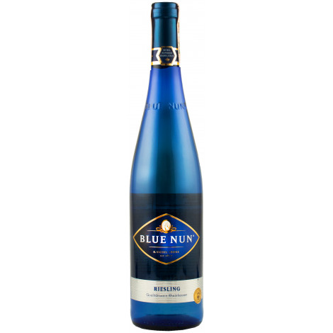 Вино "Riesling Qualitatswein" біл.н/сол 0,75л 10.5% (Німеччина, Мозель,ТМ "Blue Nun")
