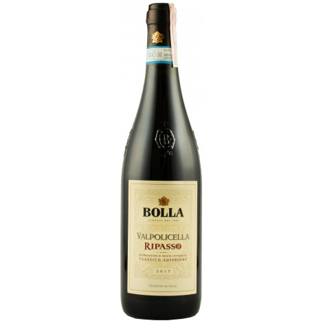Вино "Valpolicella Ripasso Classico Sup DOC" черв.сух 0,75л 13,5% (Італія, Венето, Вальполічелла, ТМ"Bolla")
