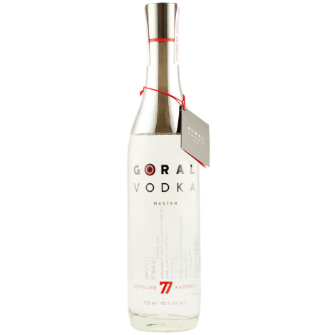 Горілка "Goral Vodka Master" 0.7л 40% (Словаччина, TM "Goral")