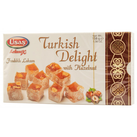 Рахат-Лукум "Turkish Delight With Hazelnut" з фундуком 158г (Туреччина, TM "USAS") 213