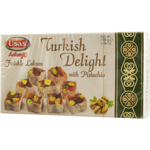 Рахат-Лукум "Turkish Delight With Pistachio" з фісташками 158г (Туреччина, TM "USAS") 218