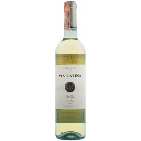 Зелене вино "VINHO VERDE VIA LATINA" біл.н/сух 0,75л 11% (Португалія,долина Міньо,TM "Latina")
