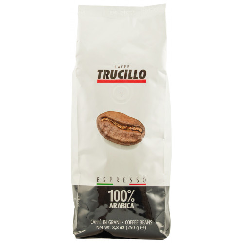 Кава натуральна в зернах "100% ARABICA" 250 г (Італія,ТМ "Trucillo") 091