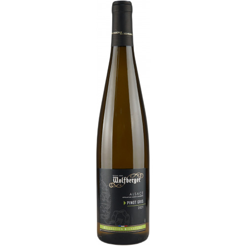 Вино "Pinot Gris Signature" біл.нап/сух 0,75л 13,5% (Франція,Ельзас, ТМ "Wolfberger")