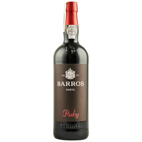 Портвейн "BARROS RUBY" червоний 0,75л 19,5% (Португалія,Порто,ТМ "Barros")