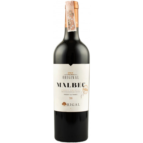 Вино "Rigal The Original Malbec" черв.сух 0,75л 13% (Франція,Comte Tolosan, ТМ "Advini")