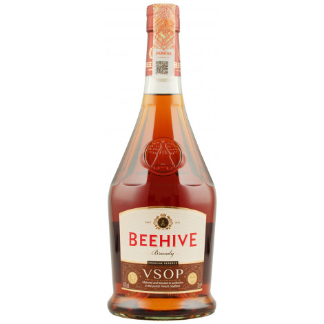 Бренді "BEEHIVE VSOP" 0,7л 40% (витримка 7 років) (Франція,Бордо,ТМ "Beehive")