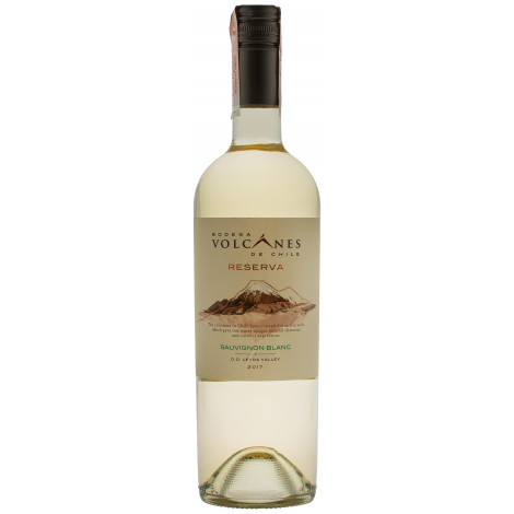 Вино "Reserva Sauvignon Blanc Volcanes" біл.сух 0,75л 13,5 % (Чилі,долина Лейда, ТМ "Volcanes")