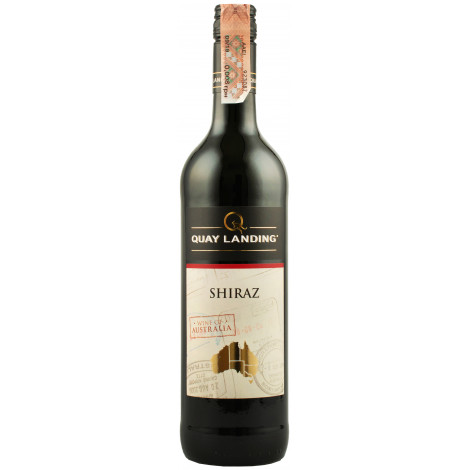 Вино "Shiraz" черв.сух 0,75л 13% (Австралія, ТМ "Quay Landing")