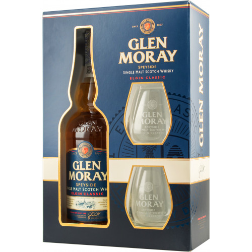 Віскі "Glen Moray Classic"  0,7л 40% под.наб+2кел (Шотландія, Спейсайд, ТМ "Glen Moray")