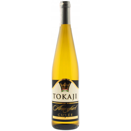 Вино "Tokaj Aranyfurt Cuve semisweet" біл.н/сол 0,75л 11% (Угорщина, ТМ "Grand Tokaj")