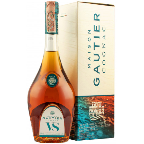 Коньяк "Gautier VS" 0.7л 40% кор (Франція, Cognac, ТМ "Gautier")