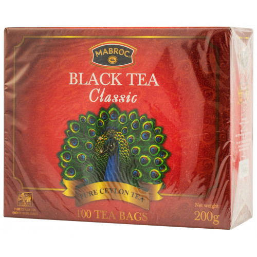 Чай чорний "Black Tea Classic Red" 100пак*2г (Шрі Ланка, ТМ "Mabroc")