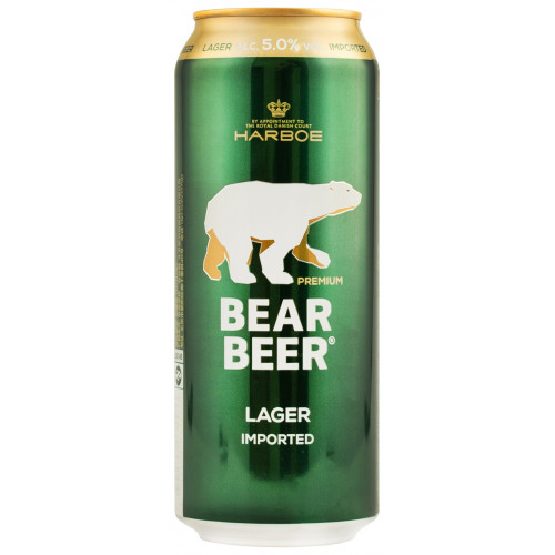 Пиво cвітле "Beаr Beer" 0,5л 5% ж/б (Данія, ТМ "Beаr Beer")