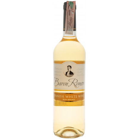 Вино "Baron Romero White" біл.н/сол 0,75 л 10,5% (Іспанія, Кастілья Ла Манча, ТМ "Baron Romero")