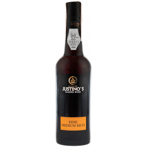Вино "Justinos Madeira Fine Medium Rich" 3yo біл.н/сол 0,375л 19% (Португалія, о.Мадейра, ТМ"Justinos")