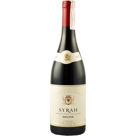 Вино "Syrah Rouge" черв.сух 0,75л 14,5% (Франція,Лангедок-Руссільон,ТМ "Max Gilbert")