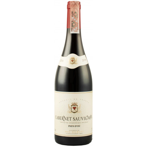 Вино "Cabernet Sauvignon" черв.сух 0,75л 13,5% (Франція,Лангедок-Руссільон,ТМ "Max Gilbert")