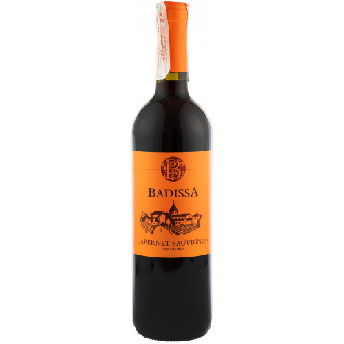 Вино "Badissa Cabernet Sauvignon IGP" черв.сух 0,75л 12,5% (Італія, Венето, ТМ "Badissa")