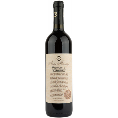 Вино "Piemonte Barbera DOC" черв.сух. 0,75л 12,5% (Італія, П'ємонт, ТМ "Antico Monastero")