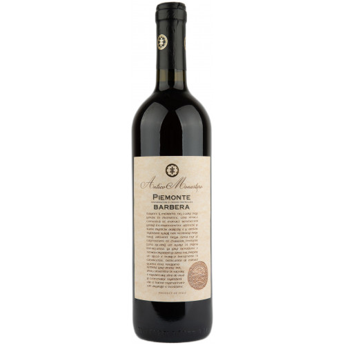 Вино "Piemonte Barbera DOC" черв.сух. 0,75л 12,5% (Італія, П'ємонт, ТМ "Antico Monastero")