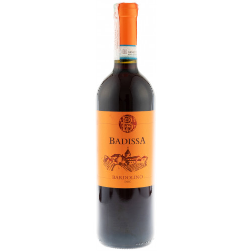 Вино "Badissa Bardolino DOP" черв.сух 0,75л 12% (Італія, Венето, ТМ "Badissa")