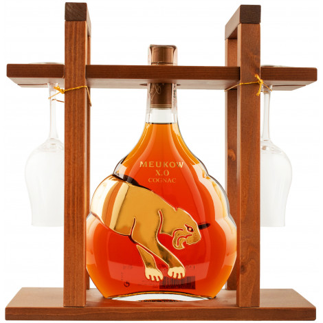 Коньяк "Meukow XO" 0,7л 40% стійка+2 бокал.((Франциія, Cognac, ТМ "Meukow")