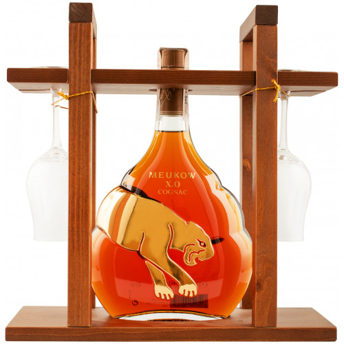 Коньяк "Meukow XO" 0,7л 40% стійка+2 бокал.((Франциія, Cognac, ТМ "Meukow")
