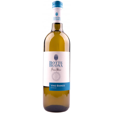 Вино "Vino Bianco D'Italia" бiл.н/сух 0,75л 10,5% (Італія, Емілія-Романія, ТМ "Botte Buona")