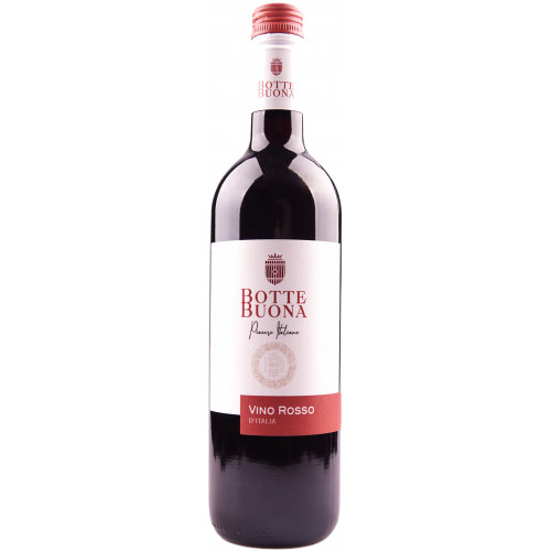 Вино "Vino Rosso D'Italia" черв.н/сух 0,75л 11,5% (Італія, Емілія-Романія, ТМ "Botte Buona")