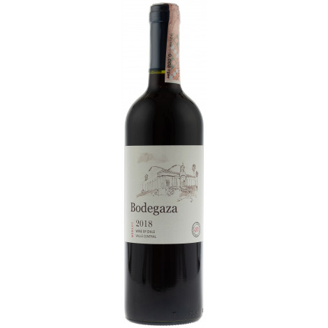 Вино "Merlot" черв.сух 0,75л 12,5% (Чилі, Центральна долина, ТМ "Bodegaza")