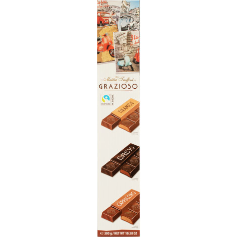 Цукерки шоколадні "Grazioso 3 pack" 300г (Польша, ТМ "Maitre Truffout")