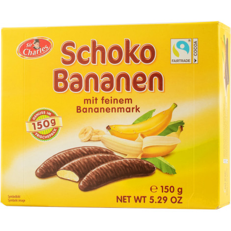 Банан в шоколаді суфле 150г (Австрія, ТМ "Sir Charles")