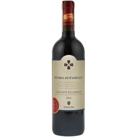 Вино "Chianti Classic DOCG" черв.сух 0,75л 13,5% (Італія, Тоскана, ТМ "Cecchi")