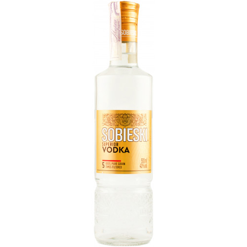 Горілка "Sobieski Superior" 0,5л 40% (Литва, ТМ "Sobieski")