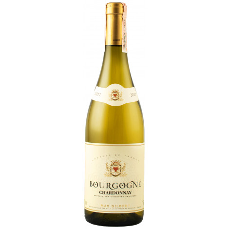 Вино "Chardonnay AOP" біл.сух 0,75л 14% (Франция,Бургундія,ТМ "Max Gilbert")