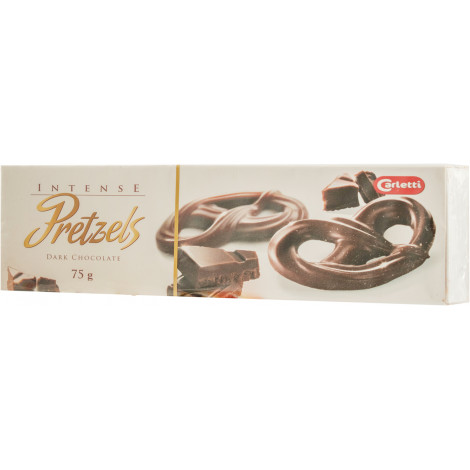 Претцель "Intense" темний шоколад 75г (Данія, ТМ "Carletti")