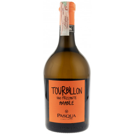 Вино ігристе "Frizzante Tourbillon Amabile" бiл.н/сол 0,75л 11% (Італія, Венето, ТМ "Pasqua")