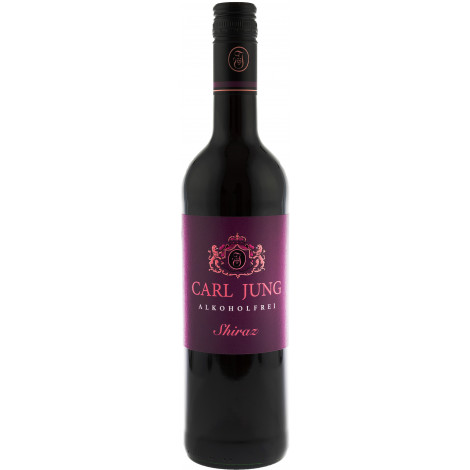 Вино тихе безалкогольне "Сarl Jung Shiraz" червоне 0,75л (Німеччина, Рейн, ТМ "Сarl Jung")