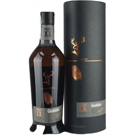 Віскi "Glenfiddich" Project XX 0,7л 47% тубус (Single Malt) (Шотландiя, ТМ "Glenfiddich")