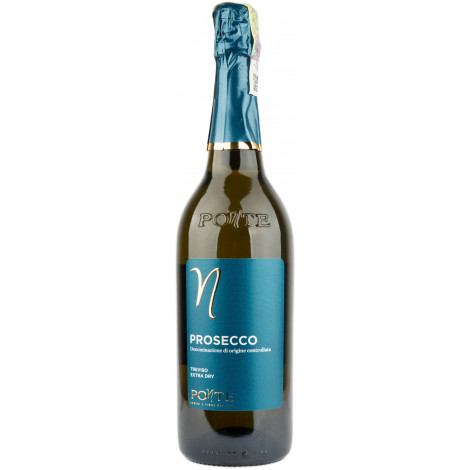 Вино ігристе "Prosecco  DOC  " біл.екстра/сух 0,75л 11% (Італія, Тревізо, ТМ " Ponte")