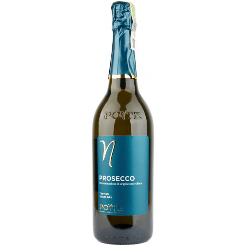 Вино ігристе "Prosecco  DOC  " біл.екстра/сух 0,75л 11% (Італія, Тревізо, ТМ " Ponte")